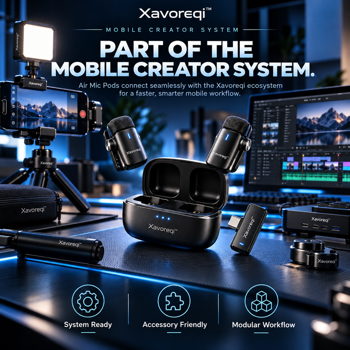 Xavoreqi™ Air Mic Pods